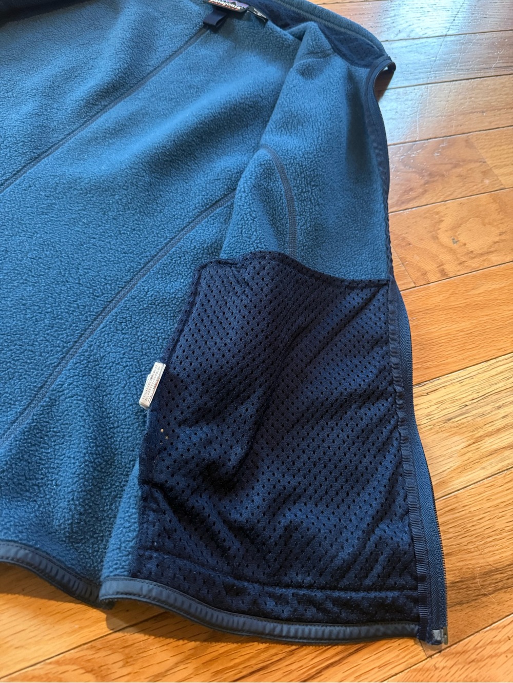 Patagonia Synchilla Fleece Vest Blue Women’s Size M Gorpcore Hike Made in USA - Picture 6 of 10